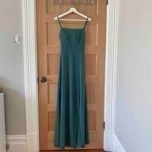 Birdy Grey Benny Dress in Sea Glass Crepe Size Small S